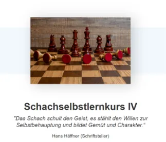 Selbstlernkurs IV