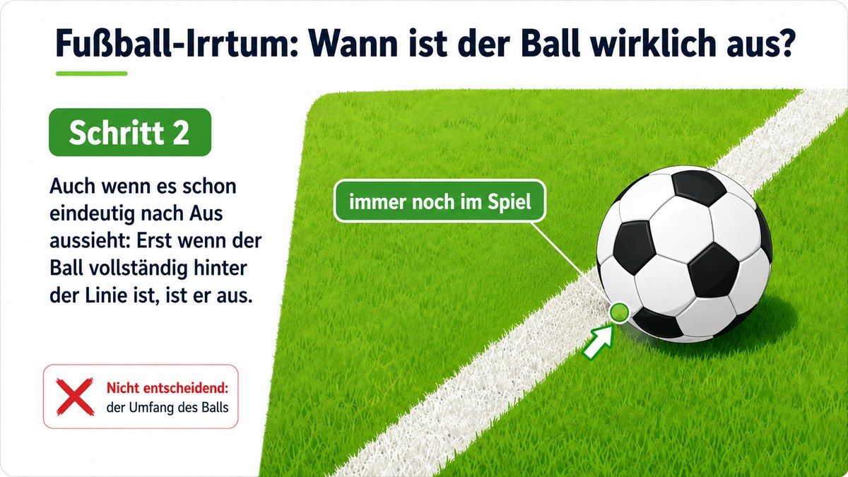 Schritt 3: Erst jetzt wirklich aus