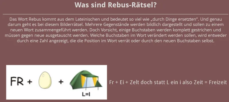 Rebus-Rätsel