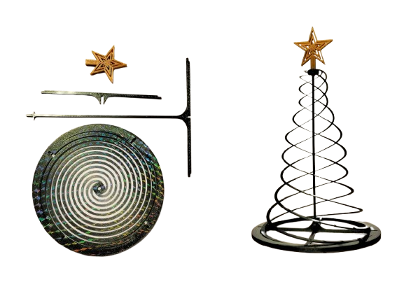 3D-gedruckte Weihnachtsdekoration